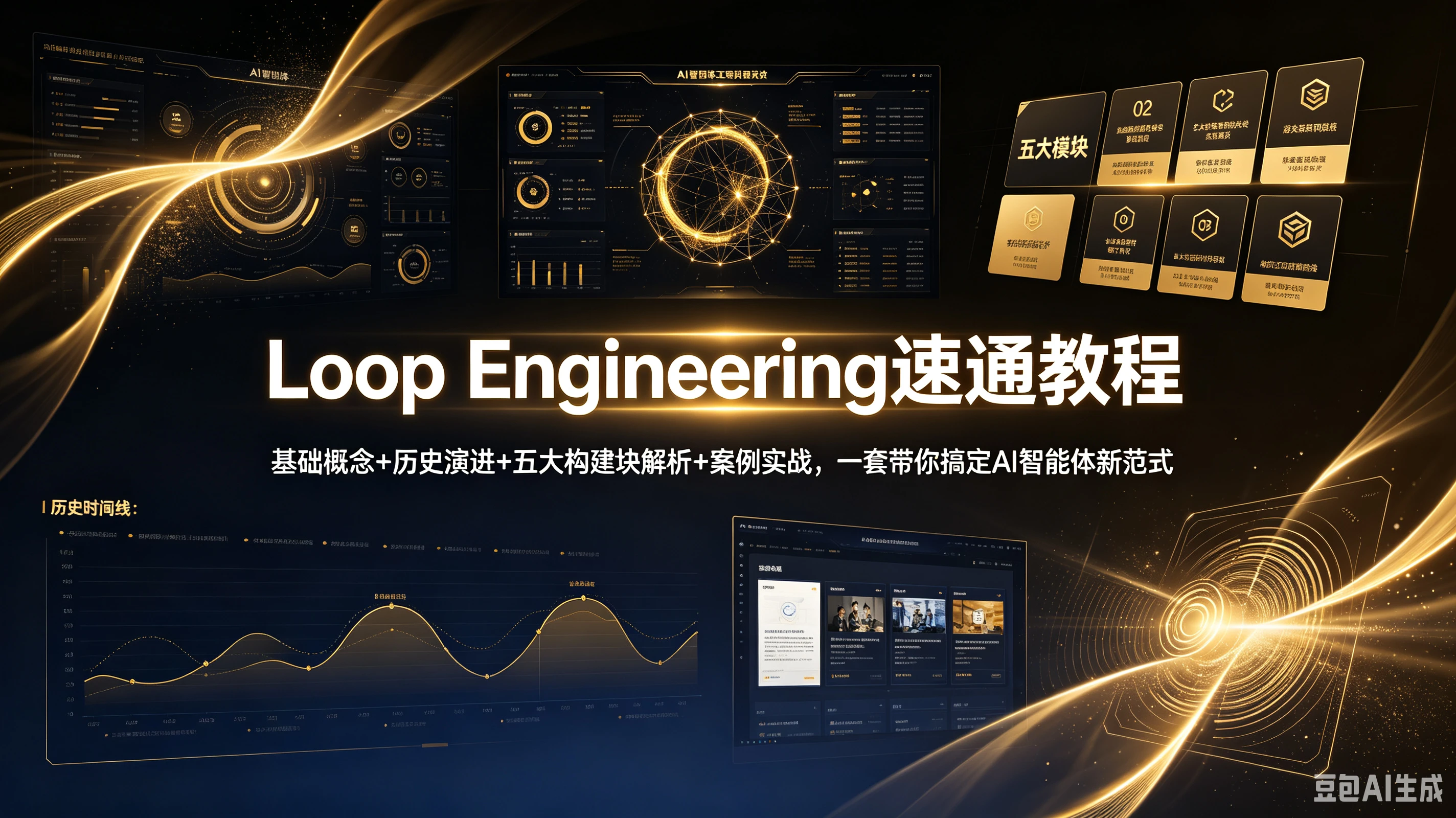 【精】Loop Engineering速通教程：基础概念+历史演进+五大构建块解析+案例实战，一套带你搞定AI智能体新范式