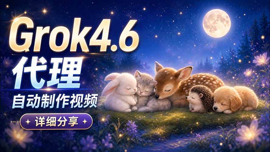 （20560期）Grok 4.6 代理自动制作视频！从提示词到成片全流程详细分享｜AI Agent 实操分享