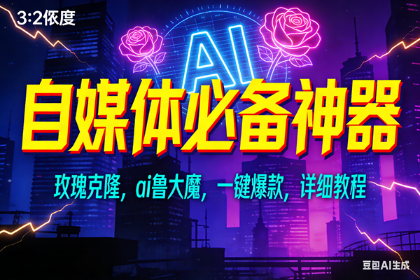 (17136期)玫瑰克隆神器,ai鲁大魔,自媒体必备工具,一键爆款神器,详细教程 (17136期)玫瑰克隆神器,ai鲁大魔,自媒体必备工具,一键爆款神器,详细教程
