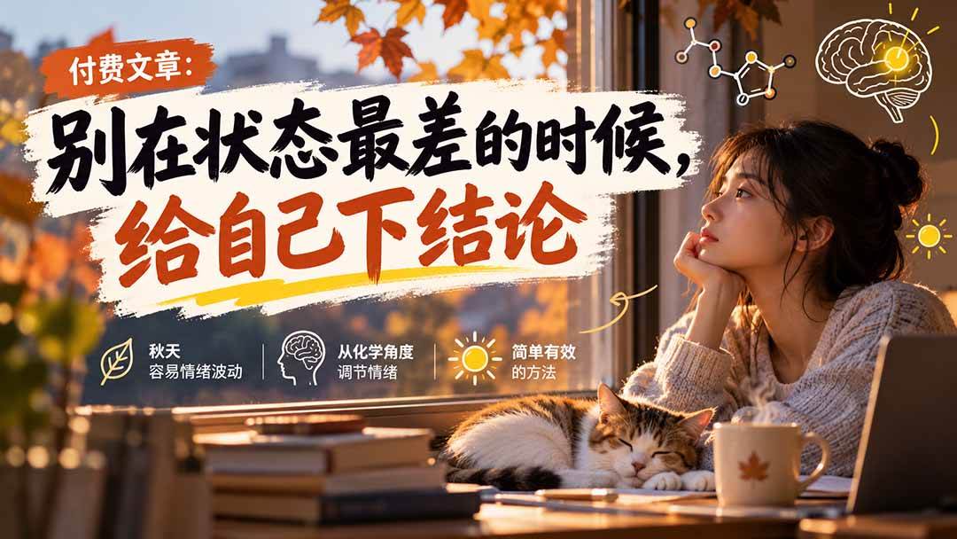 (20716期)【无水印】某付费文章:别在状态最差的时候,给自己下结论 (20716期)【无水印】某付费文章:别在状态最差的时候,给自己下结论