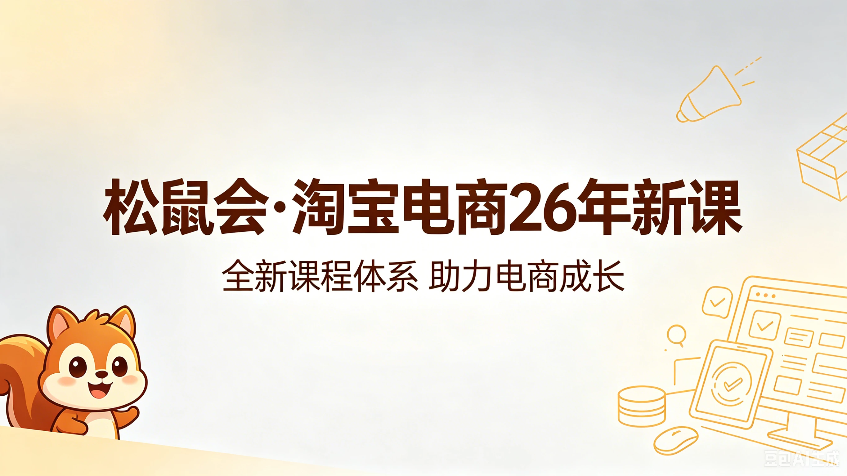 【精】松鼠会·淘宝电商26年5月新课(价值4980元) 【精】松鼠会·淘宝电商26年5月新课(价值4980元)