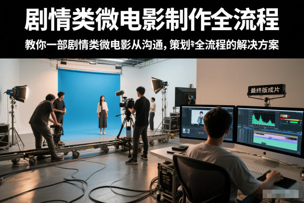 【精】剧情类微电影制作全流程，教你一部剧情类微电影从沟通，策划到拍摄制作全流程的解决方案