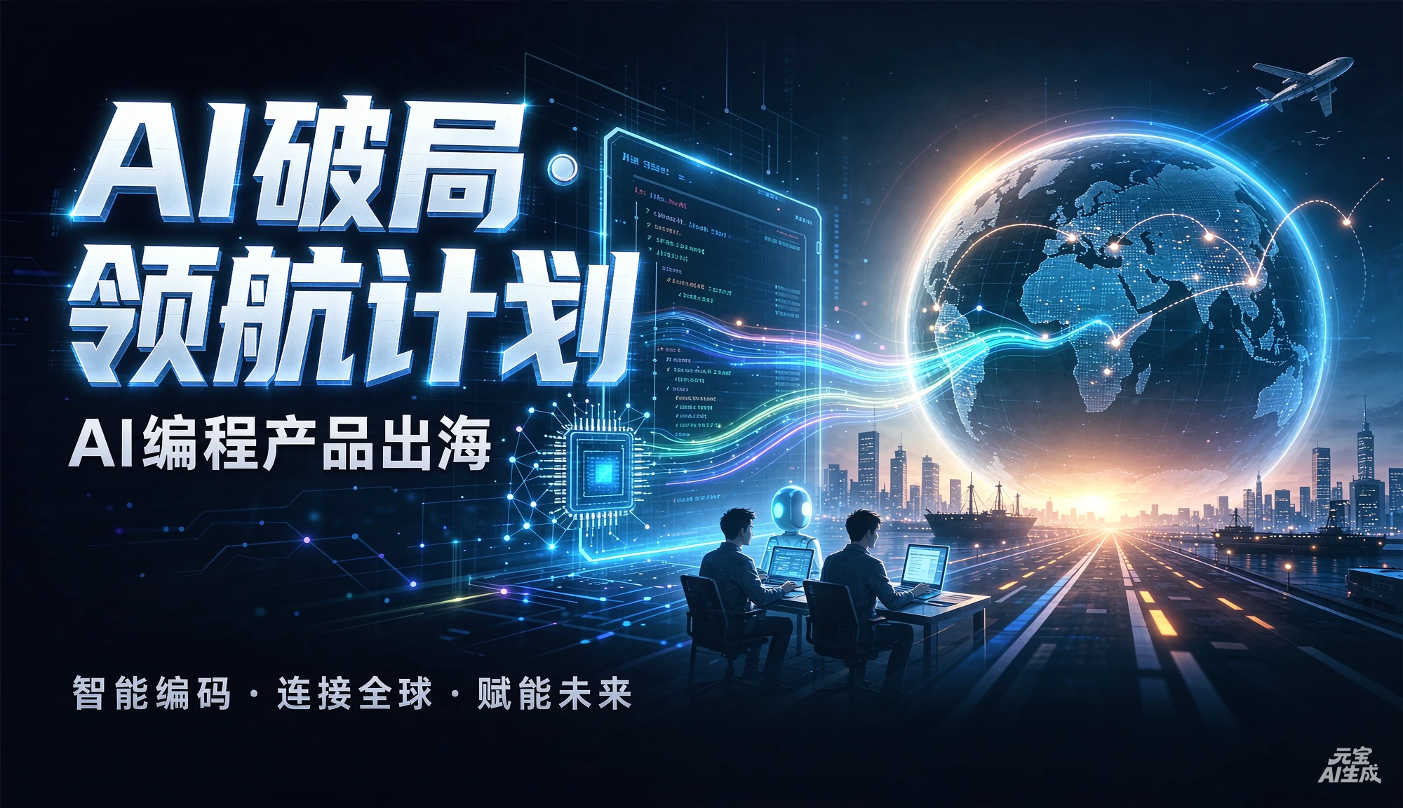 【精】AI破局·领航计划- AI编程产品出海,从技术到全球增长 【精】AI破局·领航计划- AI编程产品出海,从技术到全球增长
