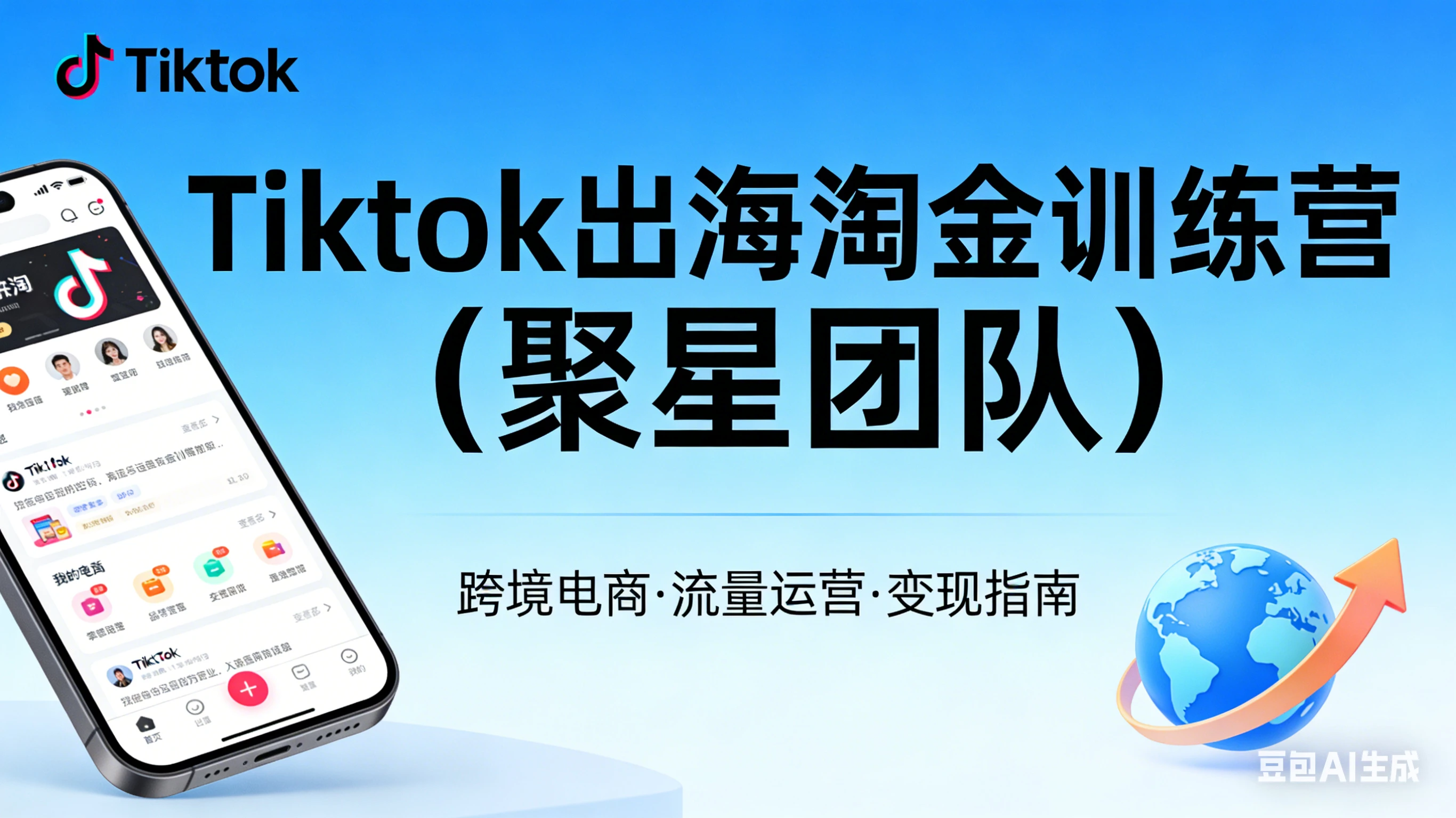 【精】Tiktok出海淘金训练营（聚星团队）