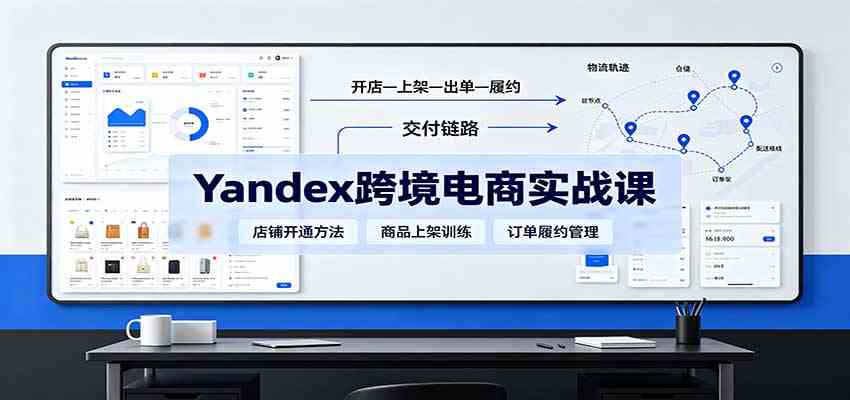 yandex跨境电商实战课：平台入门、开店、物流、选品上架与定价全流程