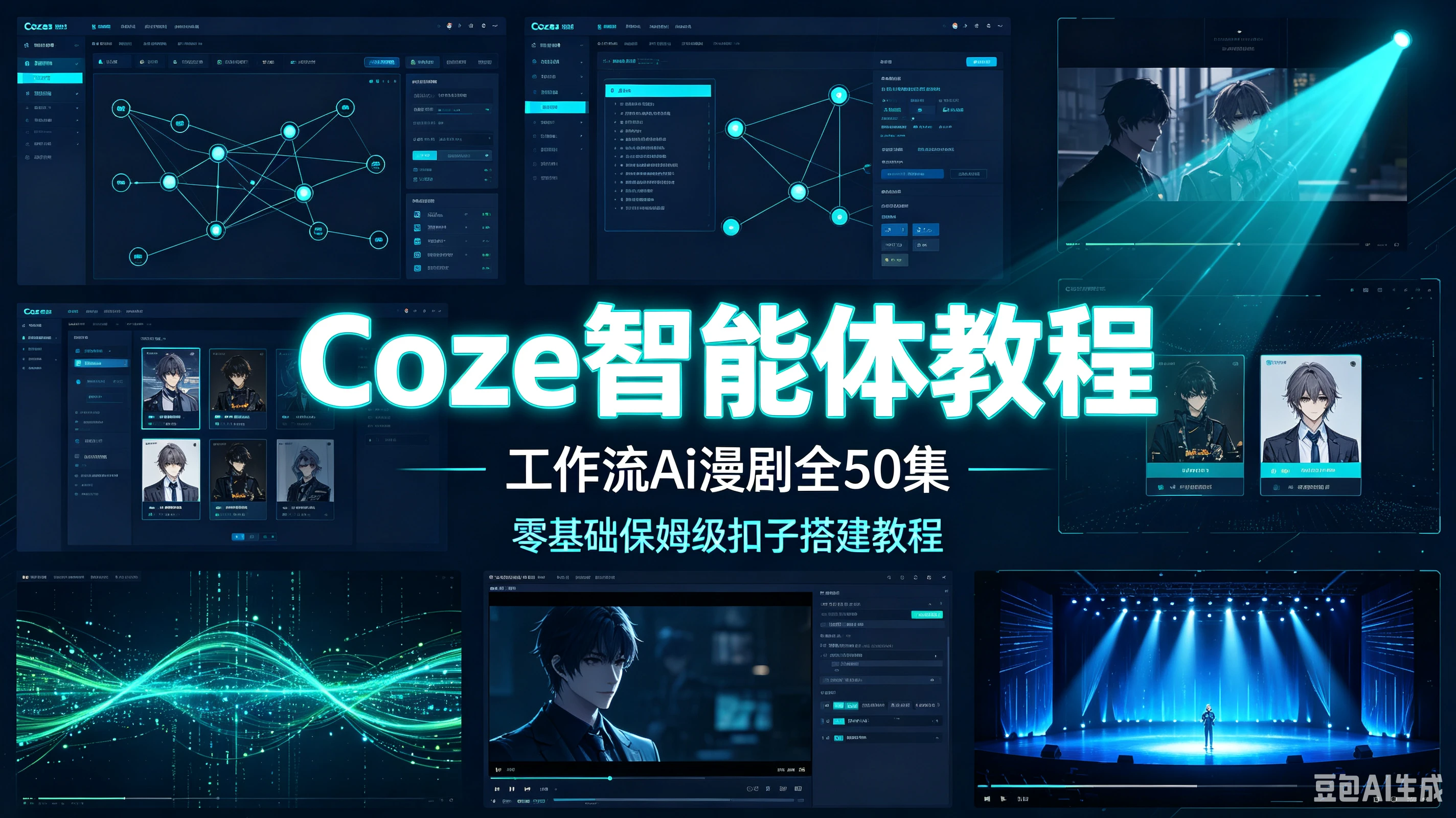 【精】Coze智能体教程(工作流Ai漫剧全50集)零基础保姆级扣子搭建教程Seedane 2.0Chatgpt image2 【精】Coze智能体教程(工作流Ai漫剧全50集)零基础保姆级扣子搭建教程Seedane 2.0Chatgpt image2