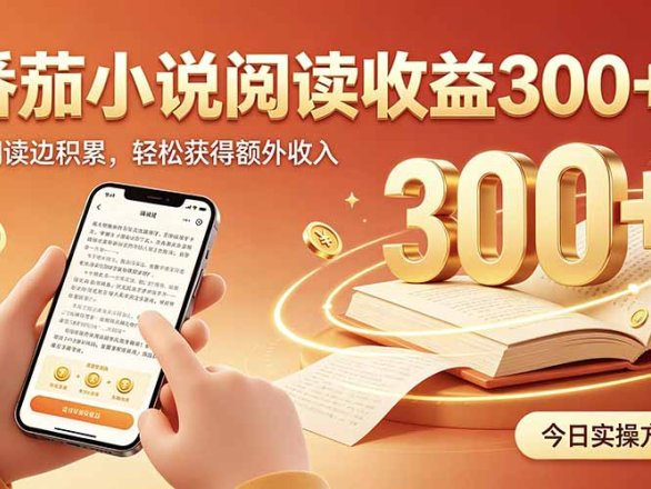 全自动番茄挂机玩法，日入300+，操作门槛低，一台电脑即可开展