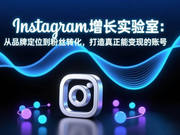 (17522期)Instagram增长实验室:从品牌定位到粉丝转化,打造真正能变现的账号